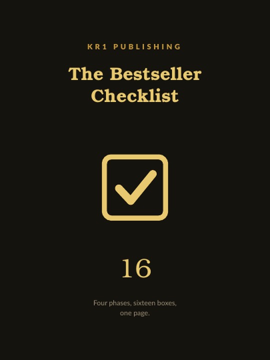 The Bestseller Checklist Pack